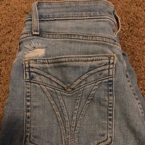 High rise skinny jeans